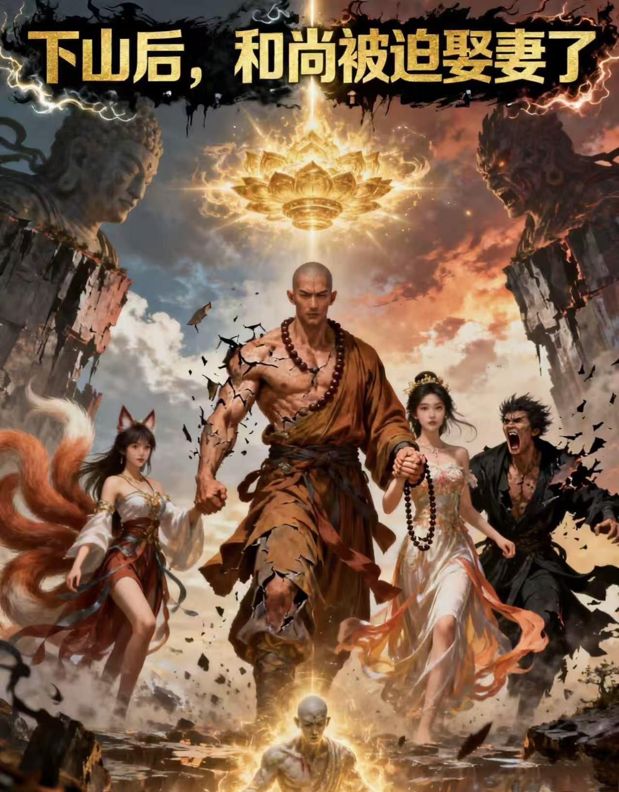 下山后，和尚被迫娶妻了